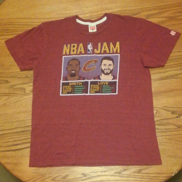 Nba Jam Shirt Large Cavs Kevin Love Jr 